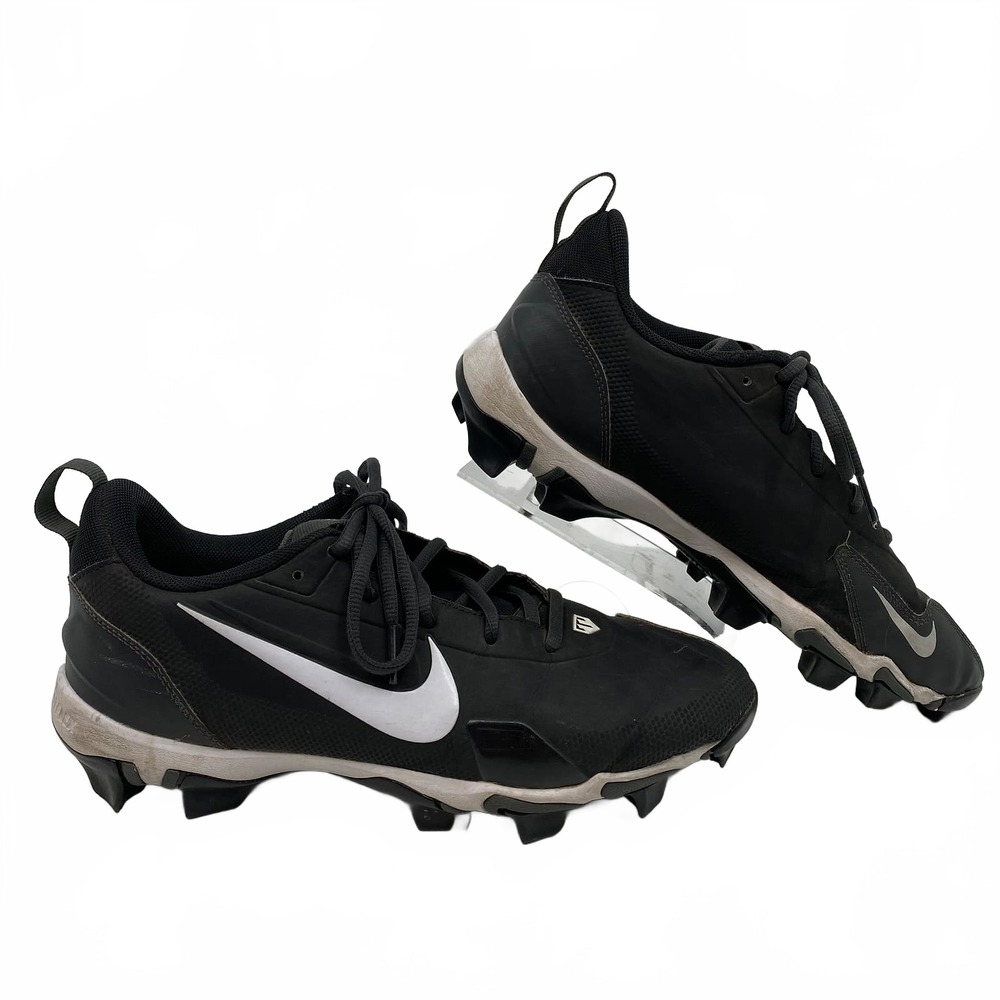 Nike Black Trout Cleats | Men's Regular US7 Leather Cleats